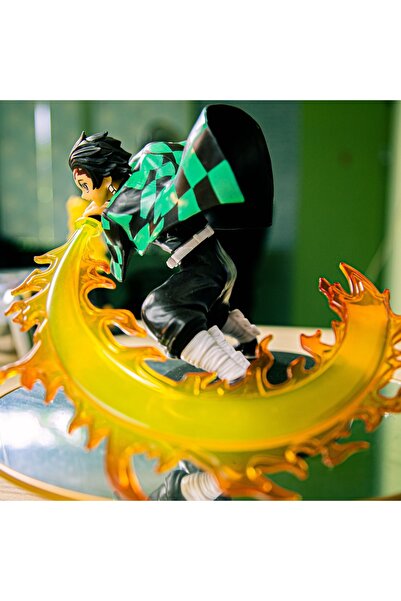 Fillikutum Demon Slayer Aksiyon Figürü İblis Avcısı Tanjiro Kamado Kimetsu No Yaiba Figür 15 Cm