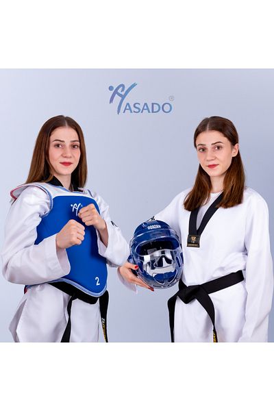 HAŞADO Safeguard-Selfguard سترة واقية للصدر في اتجاهين + خوذة فطر زجاجية مغلقة معًا