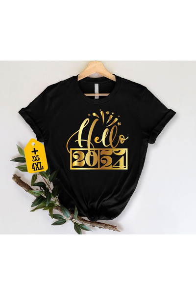 Lafarge New Year's New Year Hello 2024 T-Shirt Christmas Gift T-Shirt Gift Gi...