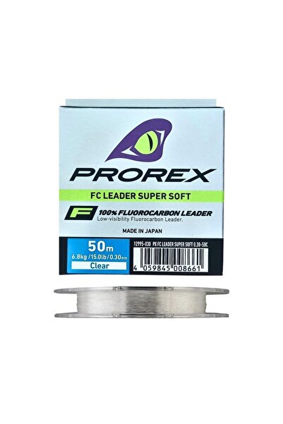 daiwa Prorex 0.30mm 50m FC Leader Super Soft %100 Fluorocarbon Misina