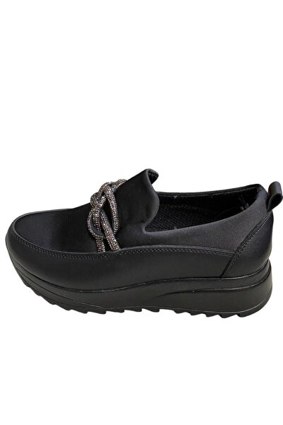 Wissente Дамски обувки с камъни с дебела подметка