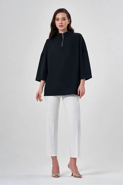 Mizalle Double Black Tunic