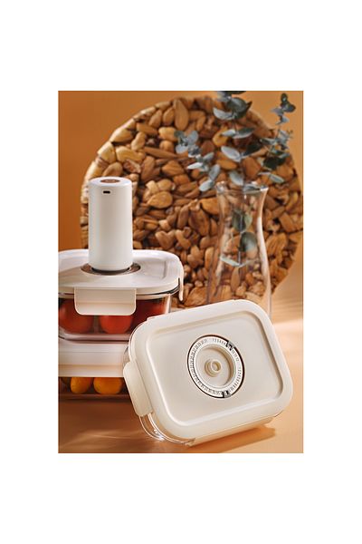 AROW Vacuum Glass Storage Container Set + Food Bag