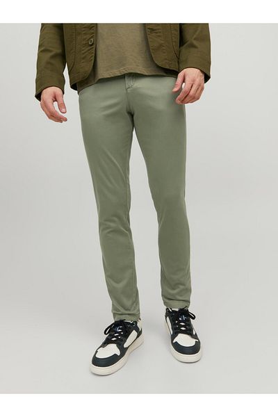 Jack & Jones Jack&jones Slim Fit Men's Green Trousers12150148