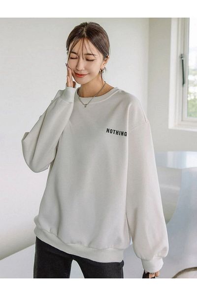 FAVORİST ΣΗΜΕΙΩΣΗ Φούτερ με στάμπα oversize