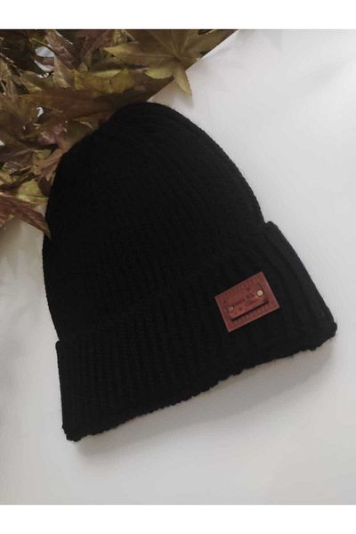 Meriç bebe Flexible Thick Knitted Knitwear Basic Standard Unisex Beret 2-8 Years