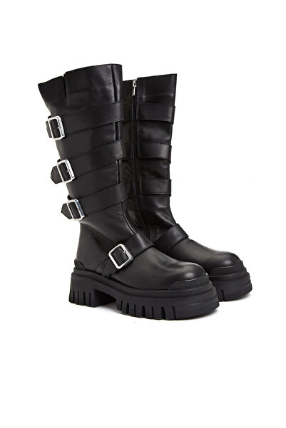 Dıvarese Siyah Kadın Çizme