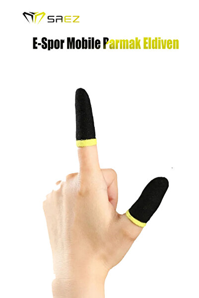 Saez E-spor Parmak Eldivenleri Pubg Oyun Eldiveni Ter Geçirmez 1 Çift 2 Parma...