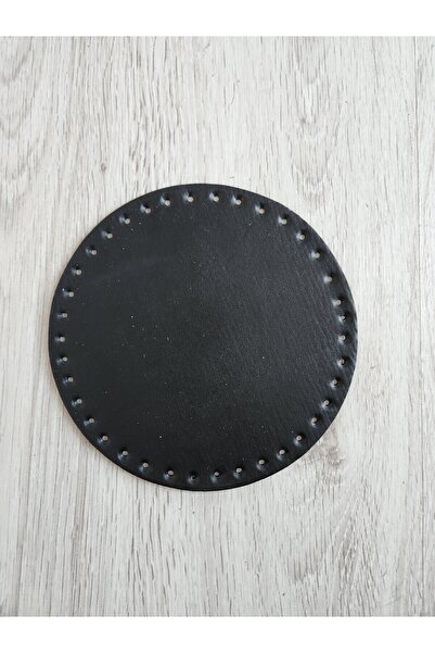 NAZENİN HOBİ AKSESUAR قاعدة حقيبة محبوكة مستديرة (قطر 20 سم)