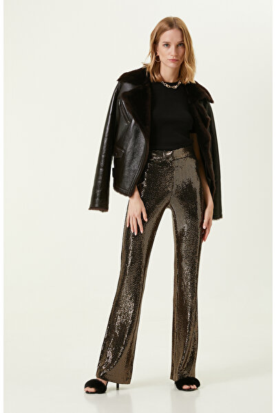 Network Siyah Bol Paça Pantolon