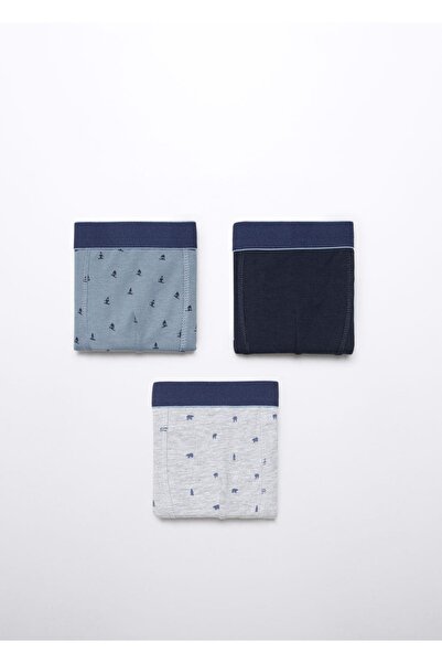 MANGO Baby 2'li desenli boxer