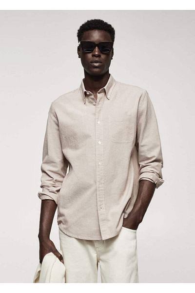 MANGO Man Πουκάμισο Oxford Cotton Regular Fit