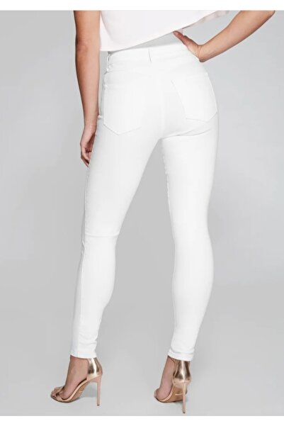 LİMABEL Ikon Gold Skinny Jeans White Yel Γυναικεία πλυμένη λύκρα