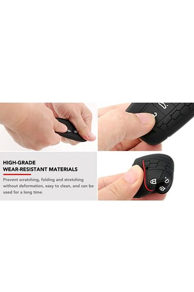 ARDSU Key Case Silicone Protector, Compatible with Wolkswogen Polo Golf 7 Mk7 Tiguan Seat Skoda