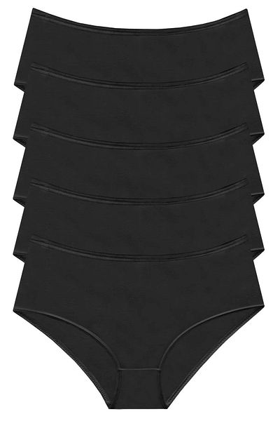 We Smile High Waist Women's Panties - 5 Pieces