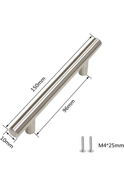 Marelli Paslanmaz Dolap Kulbu 96 mm