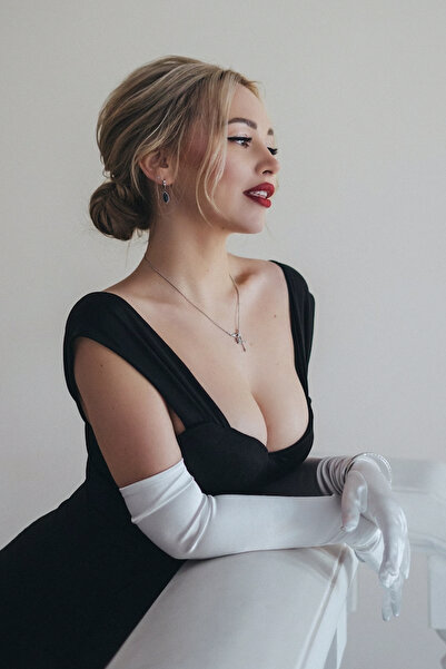 Hayalperest boncuk Mănuși de mireasă elegante, lungi, din satin, alb, mănuși ...