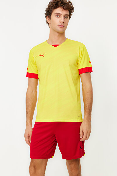 Puma FCAT Away Jersey Cyber Yellow-Puma Red