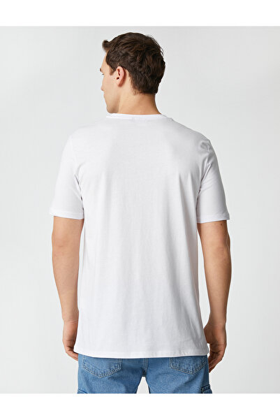 Koton Marvel T-Shirt mit lizenziertem, bedrucktem Rundhalsausschnitt