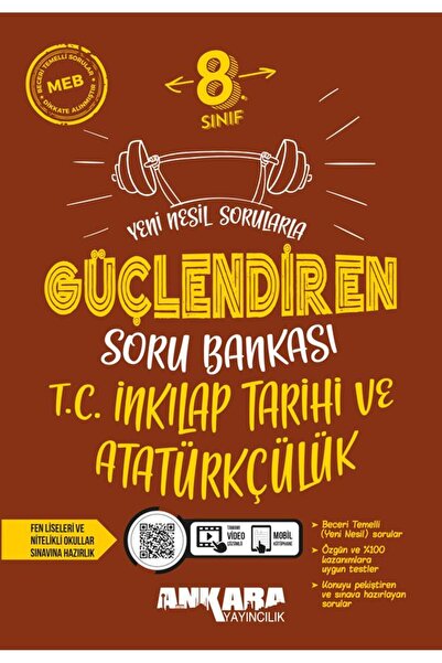 Ankara Yayıncılık 8. SINIF GÜÇLENDİREN SOSYAL BİLGİLER SORU BANKASI / Ankara ...