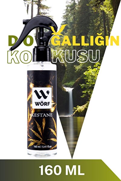 WÖRF Oda Araç Ortam Kokusu Kardelen, Siyah Inci, Kestane 160 Ml