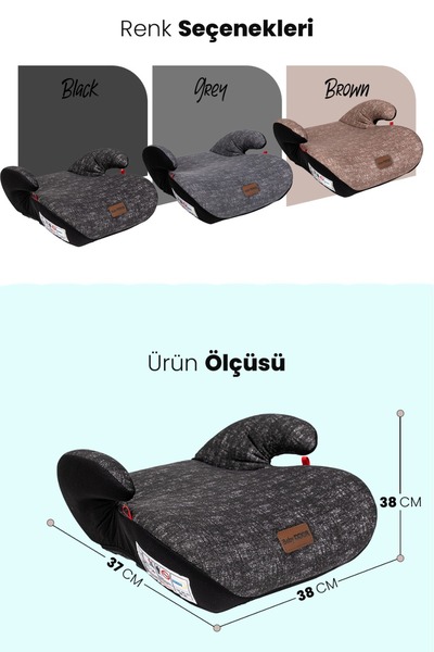 babydoor motto yükseltici 15 36 kg Yükseltici Oto Koltuğu Ultra Comfort Yükse...