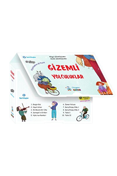 Üçgen Çocuk Gizemli Yolculuklar – Kutulu 10 Kitap / Rüya Gündüzhev / Üçgen Ço...