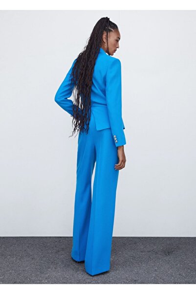 MANGO Woman Wideleg Kumaş Pantolon