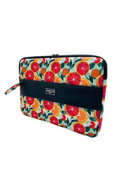 Differ Studio 13-14'' Inch Grapefruit Pattern Citrus Water Resistant Unisex Laptop/macbook/computer/case/bag