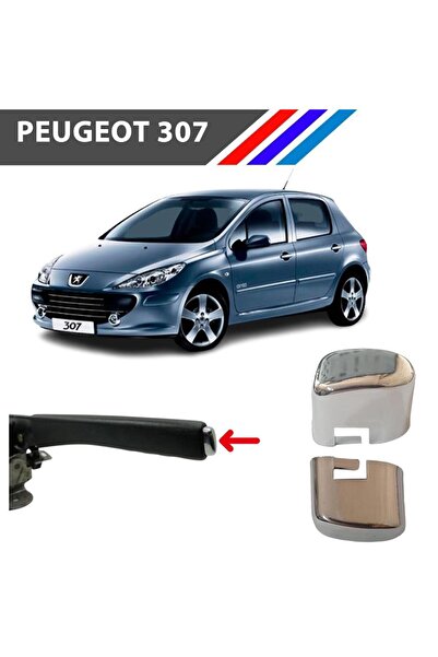 ZETOTO Peugeot 307 uyumlu  El Fren Tabanca Düğmesi Krom 470198
