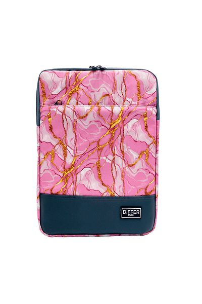 Differ Studio 13-14'' Inch Pink Marble Pattern Unisex Laptop/macbook/computer/notebook Case/bag