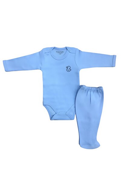 CEMRE BEBE %100 Pamuklu Yenidoğan Bebek Uzun Kollu Alt Üst Zıbın Takımı