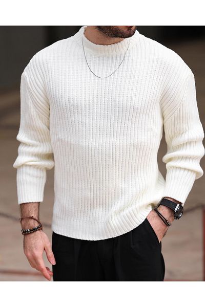 BASEL.CO Χοντρό πλεκτό πουλόβερ oversize