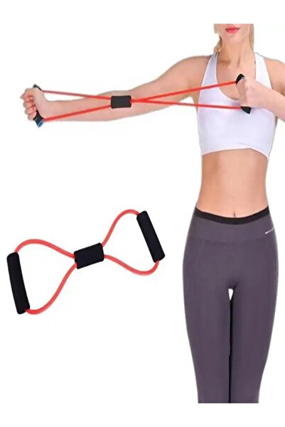 Clifton Unisex Kırmızı Pilates Direnç Lastiği