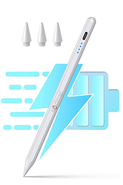 NovStrap iPad Air 4/5 Nesil 10.9" ile Uyumlu Dokunmatik Kalem Pencil DZ890 Av...