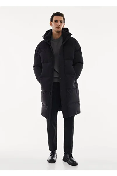 MANGO Man Goose Feather Water Repellent Anorak