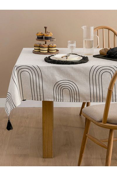 LC Waikiki Τραπεζομάντηλο εμπριμέ φούντα 150x220 εκ