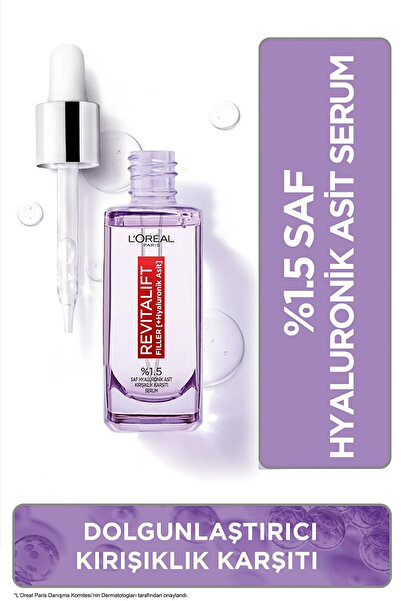 L'Oreal Paris Revitalift Filler %1.5 Saf Hyaluronik Asit Kırışıklık Karşıtı S...
