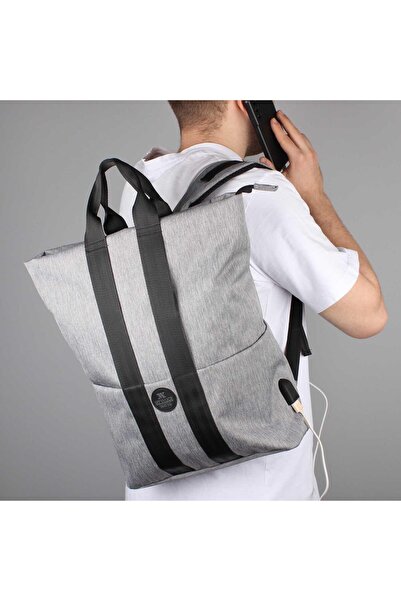 My Valice Smart Bag Elegant Usb Şarj Girişli Laptop Bölmeli Notebook Sırt Çan...