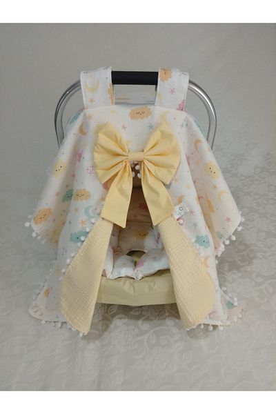 Wenaris DOUBLE SIDED Stroller cover, Stroller cushion, Stroller sheet, 3 pieces
