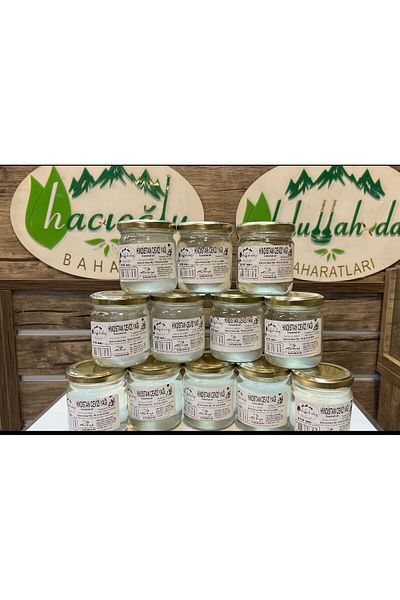 Hacıoğlu baharat Cold Press Pressed Solid Coconut Oil 210 ml X 12 Pieces