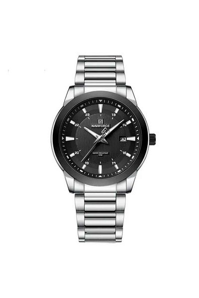 Naviforce Men's Wristwatch Analog Steel Case Steel Cord 1782