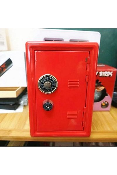 hediyeconcepti Νέα θήκη Organizer Μεταλλικό Επιτραπέζιο Διακοσμητικό Κουτί Κουμπαράς Μεταλλικό Κουτί αποθήκευσης νομισμάτων ντουλάπας Kawai