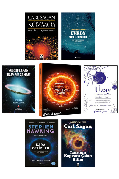 Altın Kitaplar Kara Delikler Kozmos Carl Sagan Tanrının Kapısını Çalan Bilim Neredeyse Her Şeyin Kökeni Evren Uzay