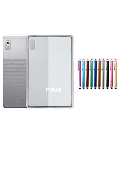 piblue Lenovo Tab M9 TB310FU (ZAC30155TR) Kılıf Şeffaf Silikon Kılıf + Kalem ...
