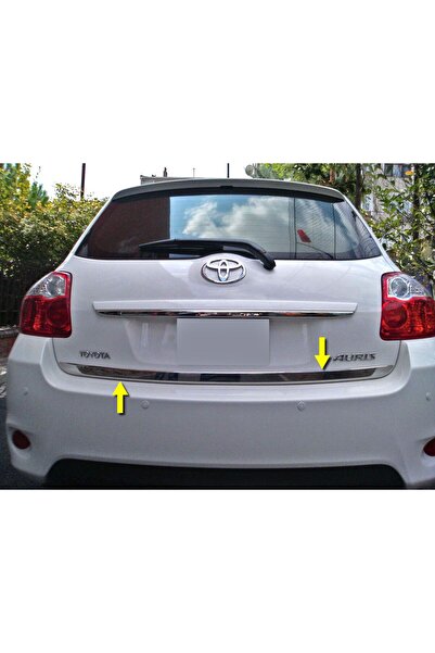 Titiz Krom Aksesuar Toyota Auris 2007-2012 Krom Bagaj Altı Çıtası Aksesuarı P...