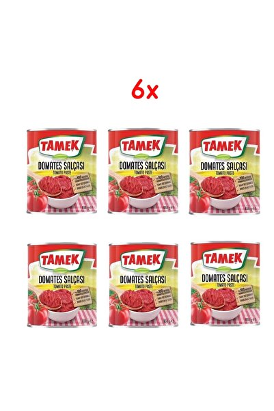 TAMEK Domates Salçası 6 Adet 830 gr