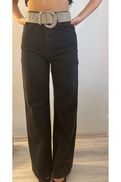 Butik Karaca KOPYA - salaş mom regular fit blue pocket parachute look
