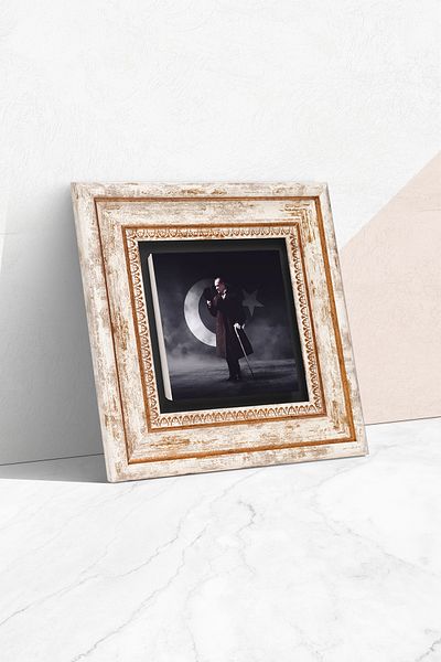 Pinecone Ataturk Stone Wall Painting Κορνίζα Διακόσμηση τοίχου Wall Art Tk1-265