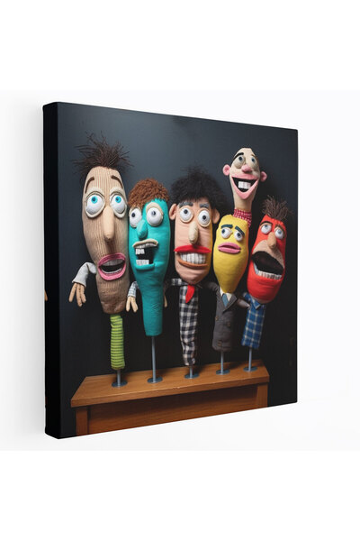 PaintedAnarchy Çorap kukla duvar sanatı - kukla, duvar dekorasyonu, ev dekora...